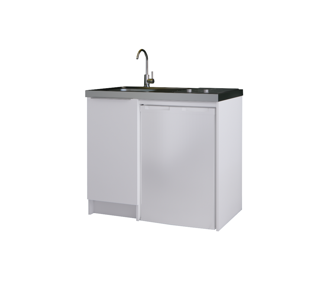 cuisinettte boreale vitro 100cm